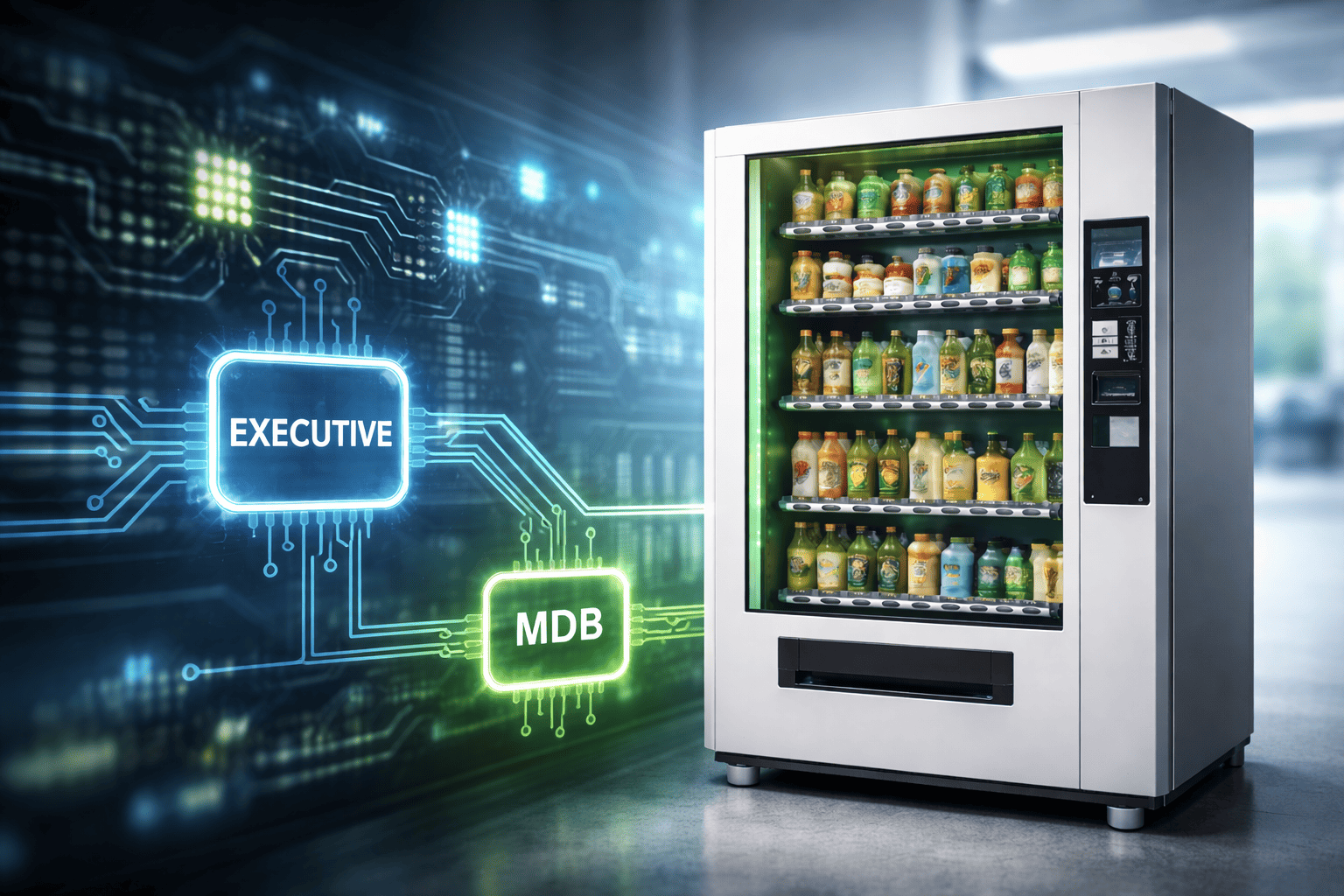 Executive vs MDB: qué protocolo es mejor para tu máquina vending en 2026