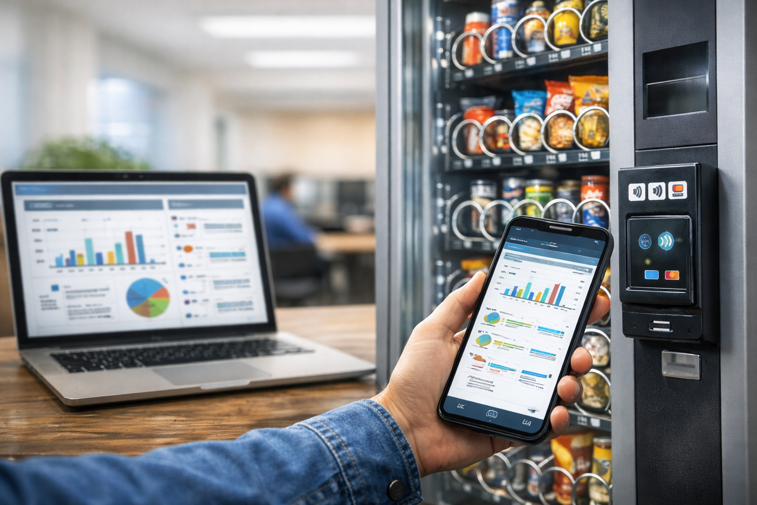 Telemetría: mejora la rentabilidad del vending