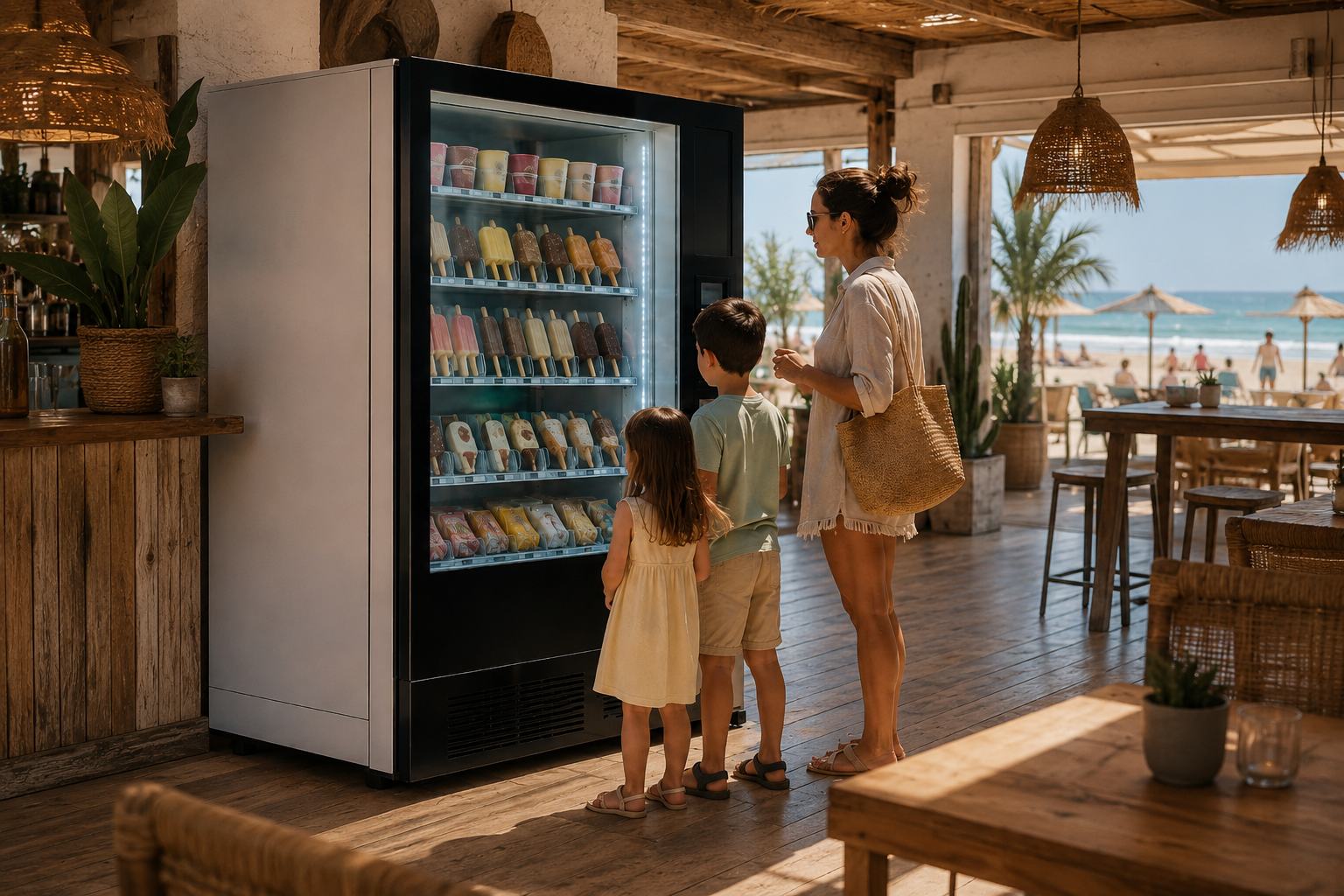 Máquinas vending de helados: Ideales en verano